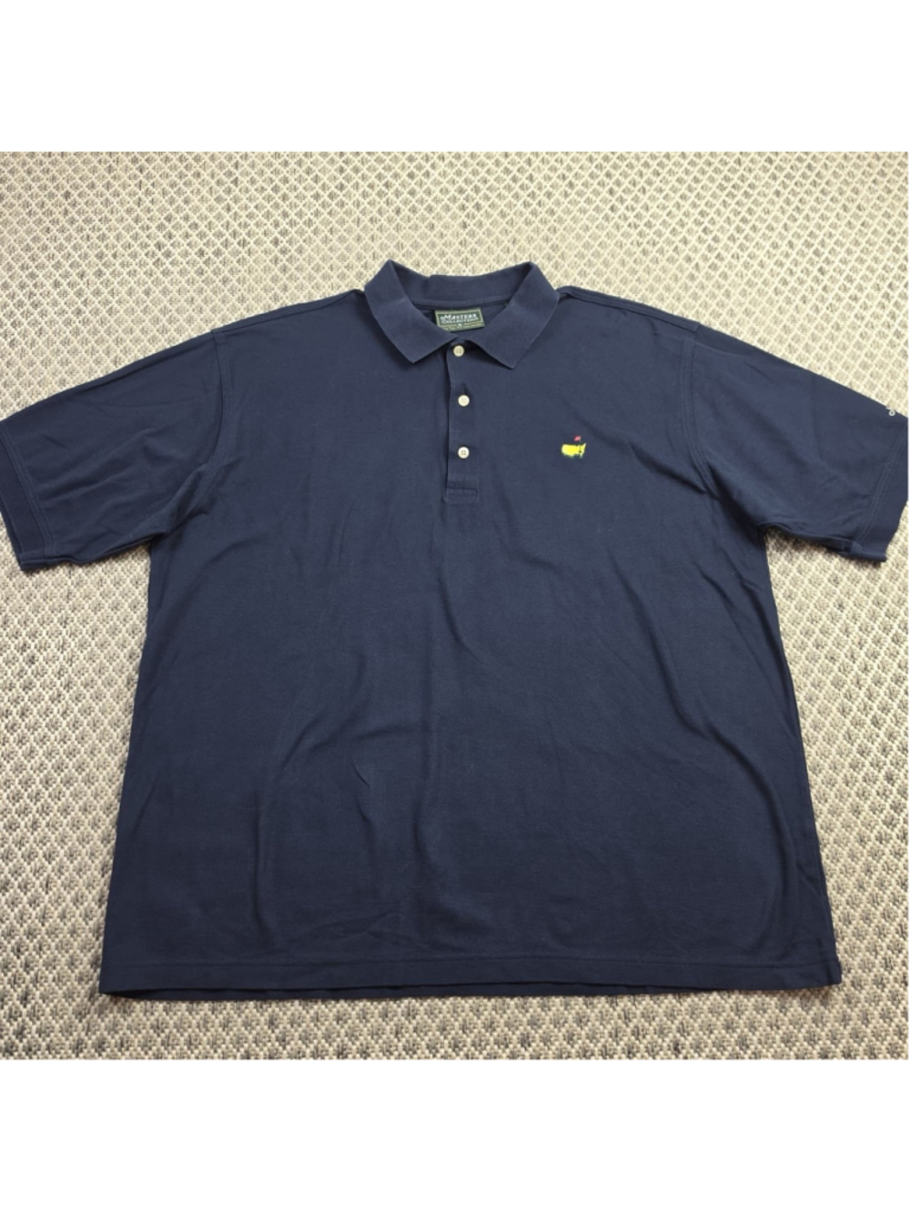 Masters Collection Polo Shirt XL Navy Augusta National Golf Tournament Vintage - Picture 2 of 8